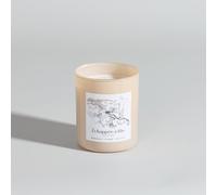 Candela profumata in vetro marrone e cera vegetale