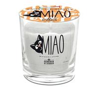 Candela Profumata Miao e Bau in Bicchiere - Olio di Lavanda e Camomilla/Talco e muschio bianco - Anallergica per Gatti e Cani - Made in Italy - Cereria Di Giorgio