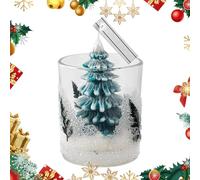 Candela Profumata Natalizia Set Regali Donna Candele Decorative Candele per Albero di Natale Sollievo Dallo Stress Aromaterapia Regali di Compleanno per Natalizie Matrimonio (Oud Agarwood)
