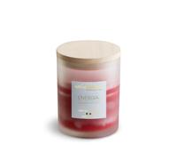 NATURE CANDLE candela profumata 100% cera vegetale - Linea Amati 200g Energia - Liquirizia e Lamponi