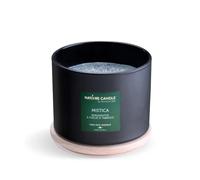 Candela profumata naturali Mistica - Bergamotto e Foglie di tabacco 380 gr - collezione Essenza