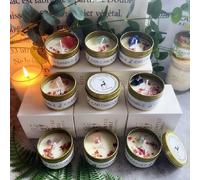 Candela Profumata Purificatrice Dell'aria In Cristallo Naturale Al Quarzo Rosa Ametista Grezzo, Decorazione Yoga Meditazione Casa, Regali Casuali Acquamarina