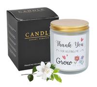 Candela Profumata - Regalo di Amicizia e Compleanno per Donne, Perfetto per Matrimoni (Gardenia)