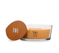 Candela profumata WoodWick con stoppino scoppiettante | Candela Golden Bourbon ellittica | Candele a lunga combustione: Fino a 50 ore di combustione | Regali perfetti per le donne
