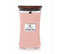 Candela profumata WoodWick Pressed Blooms & Patchouli con stoppino in