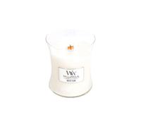 Candela profumata WoodWick White Teak con stoppino in legno 275 g