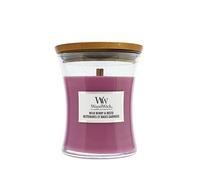 Candela profumata WoodWick Wild Berry & Beets con stoppino in legno 275 g