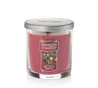 Candela profumata Yankee Candle Red Apple Wreath Classic da 7 oz, piccolo bicchiere con stoppino singolo, durata di combustione di oltre 35 ore.