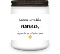 Candela regalo per la nonna da nipote, regalo di festa della mamma, candela di lavanda, L'ultimo nervo della nonna - regalo di compleanno per la nonna