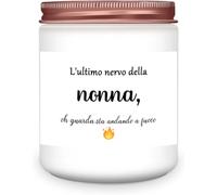 Candela regalo per la nonna da nipote, regalo di festa della mamma, candela di lavanda, L'ultimo nervo della nonna - regalo di compleanno per la nonna