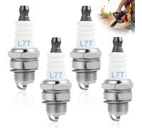Candela Remplacement per NGK BPMR7A L7T e per Champion CJ8 RCJ6Y RCJ7Y e Altri Tipi, Candela di Accensione Universale per Stihl e Husqvarna Motosega & Tosaerba Motor, confezione da 4