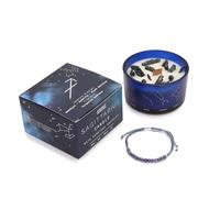 Candela Segni Zodiacali con Gemme, Bracciale Incluso, Idea Regalo (Sagittario)