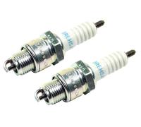 Candela Set 2 Pezzo NGK BR6HSA per Honda Tvt 110 TVT110 Anno 1987-1989