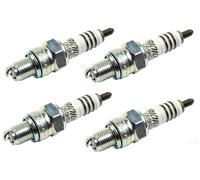 Candela Set 4 Pezzo NGK Iridio CR6HIX per Ajs JS125-6C beta Alp Dx. RR Urban