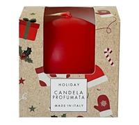 Candela Sfera Profumata - Holiday Abete e Cannella - Cera Vegana - Pocket Season Natale - Idea Regalo - Made in Italy - Cereria Di Giorgio