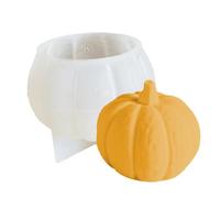 Candela Stampo Silicone Sapone Torta Portachiavi Ice Cube | Stampo in silicone a forma di zucca di Halloween, portachiavi, sapone, cera, cubetti di ghiaccio, cottura, cupcake