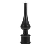 Candela Votiva Profumata Nera per Cerimonie Religiose e Chiesa | Luce Continua, Atmosfera Sacra, Stile Elegante, per Spazio di Preghiera, Centro Tavola e Feste