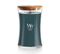 Candela WoodWick Antiquarium a forma di clessidra grande