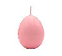 Candela XXL di Alta qualità, Uovo di Pasqua, Uovo di Candela, Candela Decorativa a Forma di Uovo, Candela di Cera Uovo, Candela Decorativa Pasquale Come Uovo in Rosa Pastello, Lunghezza 7 x Larghezza