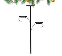 Candelabra Tree Topper Tripla - Portacandele Verde Blu | Vassoio Di Natale Centro Luce Per Il Soggiorno Centropico Da Tavolo, Decorazione Versatile Titolare
