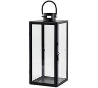 Candelabri Lanterna A Vento da Esterno in Ferro Battuto, Portacandele di semplicità Nordica, Lanterne A Candela retrò in Ferro Battuto, Ornamenti per La Casa di Lusso Leggeri