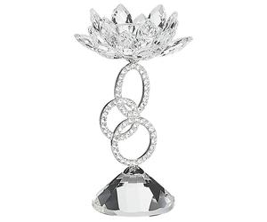 Candelabro argento 7,5 x 7,5 19 cm Oviedo