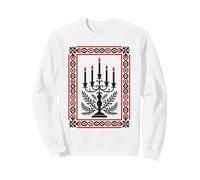 Candelabro dell'Avvento Stilizzato Minimal Nordic Christmas Felpa