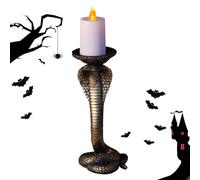 Candelabro gotico a forma di serpente da 25 cm, per feste di Natale, centrotavola di nozze, con funzione decorativa, decorazione per la casa per il soggiorno
