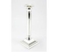 Candelabro In Argento Portacandele Con Incisione