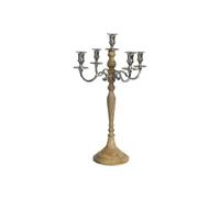 Candelabro Naturale/Argento dim 39x17x60 cm
