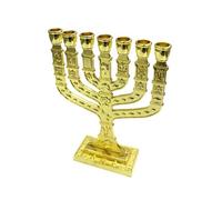 Candelabro religioso Menorah del Santo Graal con 7 rami, tempio di Gerusalemme, per decorazione e decorazione