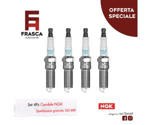Candele 4 Pezzi NGK Ford Fiesta 1.4 LPG 68 KW 92 CV 71 KW 97 CV