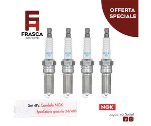 Candele 4 Pezzi NGK Ford Focus 1.6 100 CV 1.4 80 CV 1.6 Ti 105 CV