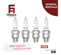 Candele 4 Pezzi NGK Ford Taunus 12M 1.5 37 KW 50 CV 1.2 28 KW 38 CV 1.7 44 KW