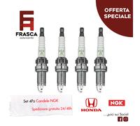 Candele 4 Pezzi NGK Honda Civic VI Aerodck 1.4 16V 90 CV 1.6 16V 116 CV 1.5 16V