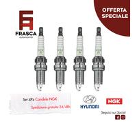 Candele 4 Pezzi NGK HYundai i30 1.6 93 KW 126 CV 1.4 80 KW 109CV