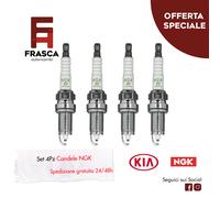 Candele 4 Pezzi NGK Kia Ceed 1.4 105 CV 1.6 126 CV 1.6 LPG 124 CV