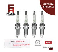 Candele 4 Pezzi NGK Mazda Premacy 1.9 100 CV 2.0 131 CV 1.8 101 CV
