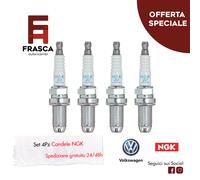 Candele 4 Pezzi NGK Volkswagen New Beetle 1.6 74 KW 100 CV 2.0 85 KW 115 CV