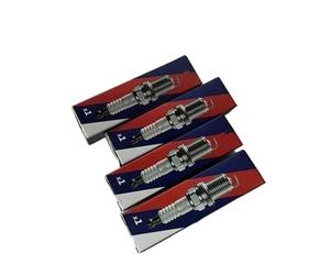 Candele a Doppio iridio, ottimizzate per Le Prestazioni di accensione dei Motori EXEED LX RX e TXL VX (Style 1), Prodotte in Fabbrica con Materiali High-Tech Neri.