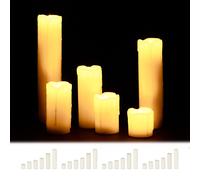 Candele a led in set da 24 50.000 ore dimensioni varie Candele decorative a LED