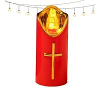Candele a LED senza fiamma, luci commemorative riutilizzabili per tombe, luci commemorative a forma di animale, illuminazione a LED elettrica per chiese, comodini, camera da letto, soggiorno, giardino