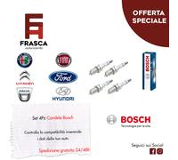 Candele Alfa Romeo 145 146 147 155 156 166 33 GT GTV Autobianchi Y10 Chrysler