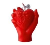 Candele aromatiche per la casa, decorazione romantica per la casa, candele aromatiche con mano che reggono un cuore, per donne, coppie, anniversari, matrimoni, fidanzamenti, yoga, meditazione