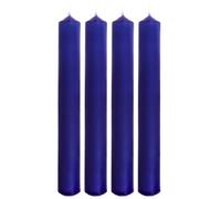 Candele Blu da Tavolo, Set da 4, Altezza x Diametro ca. 17 x 2 cm