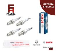 Candele Bosch Renault Megane 1.6 16V 110 CV 1.4 16V 95 CV 1.8 16V 115 CV