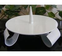 Candele candelabro portacandela per battesimo comunione 40 80 mm diametro bianco 17