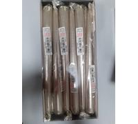 Candele candeliere varie: 6 ORO/ ROSSE / PERLA, 12 PERLA,12 ROSSE,4 ORO TORCHON