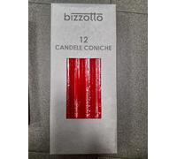 Candele candeliere varie: 6 ORO/ ROSSE / PERLA, 12 PERLA,12 ROSSE,4 ORO TORCHON