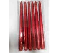 Candele candeliere varie: 6 ORO/ ROSSE / PERLA, 12 PERLA,12 ROSSE,4 ORO TORCHON